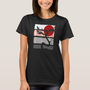 Camiseta Arte japonés jardín budista Zen Japón retro Bo