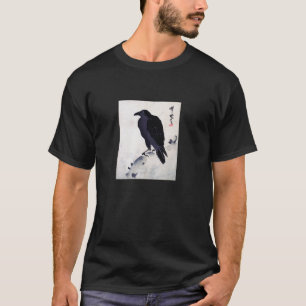 Camiseta Arte japonés Kyosai Crow Raven T Shirt