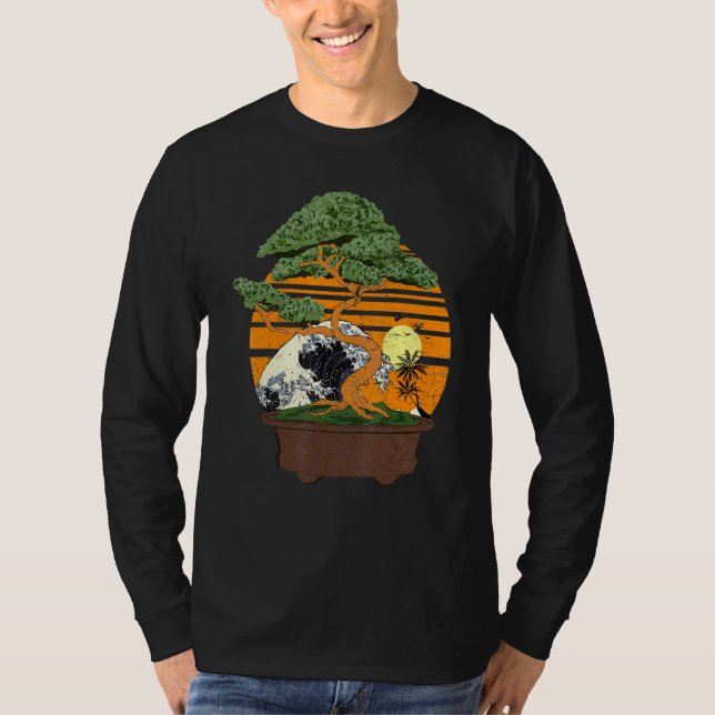Camiseta Arte japonés retro estético de la cultura japonesa (Anverso)