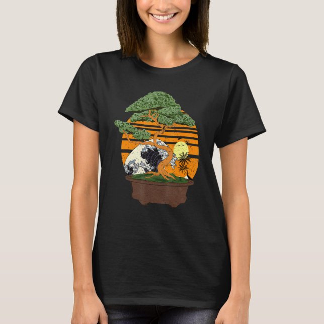 Camiseta Arte japonés retro estético de la cultura japonesa (Anverso)