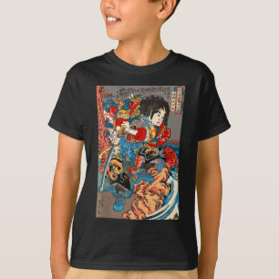Camiseta Arte japonés Samurai Gráfica estética