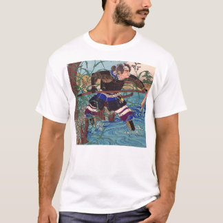 Camiseta Arte japonés - samurai listo para atacar