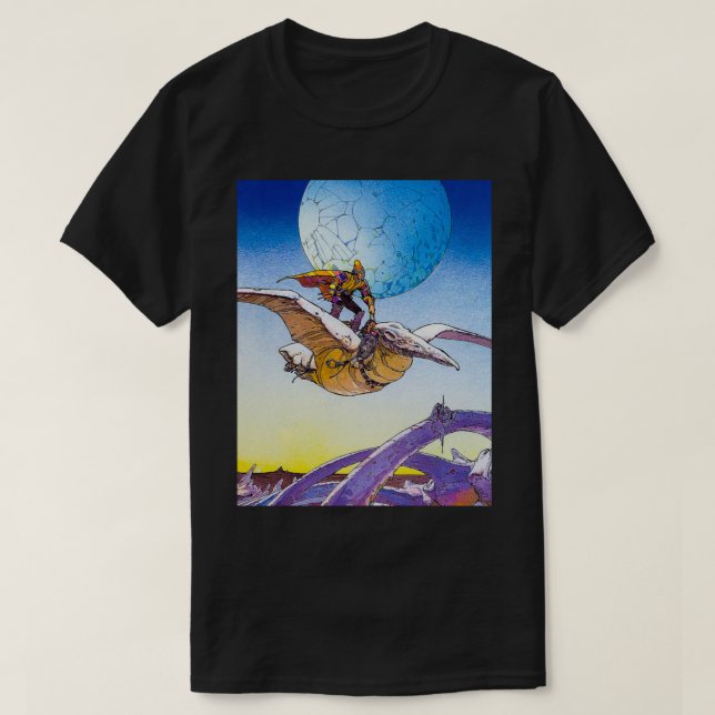 Camiseta arte jean giraud (5) (Diseño del anverso)