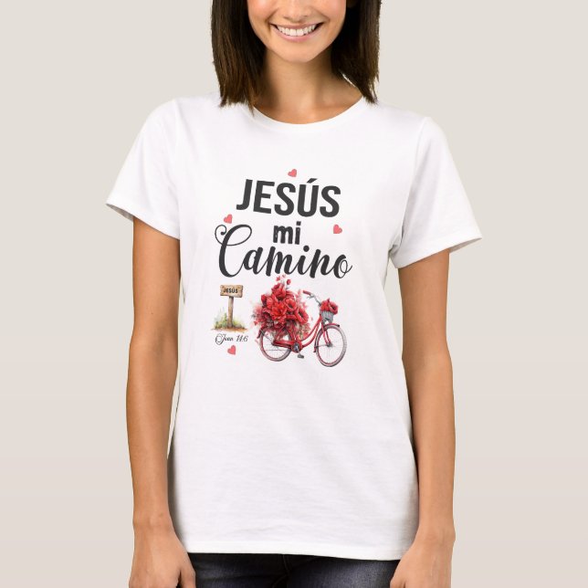 CAMISETA ARTE JESÚS MI CAMINO (Anverso)