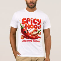 Arte Kawaii de Comida Picante Chili Estado de Ánim