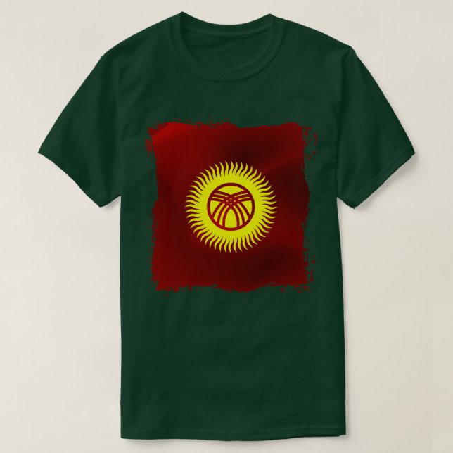 Camiseta Arte kirguiso 1 (Diseño del anverso)