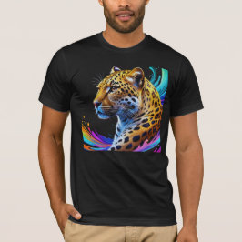 Camiseta Arte leopardo