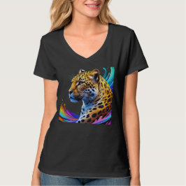 Camiseta Arte leopardo