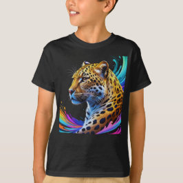 Camiseta Arte leopardo