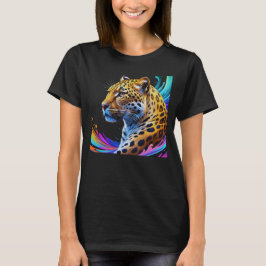 Camiseta Arte leopardo