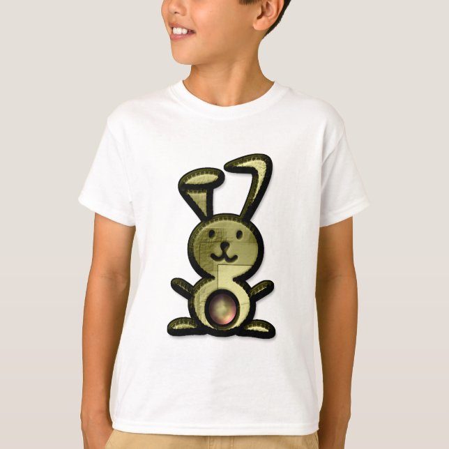Camiseta Arte lindo del conejito (Anverso)