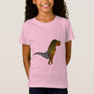 Camiseta Arte lindo del dinosaurio de T-Rex de los chicas