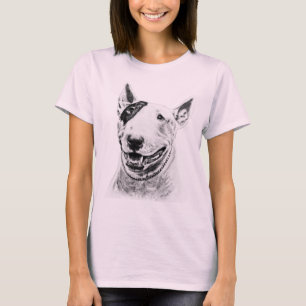 Camiseta Arte lindo del perro de bull terrier
