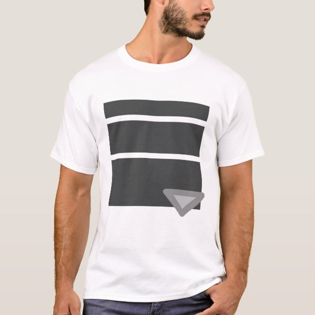 Camiseta Arte lineal minimalista (Anverso)