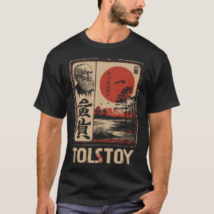 Camiseta Arte literario Tolstoi de Filosofía de Sol Rojo Ja