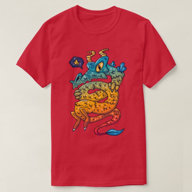 Camiseta Arte mágico de Magic Drago Dragon (Diseño del anverso)
