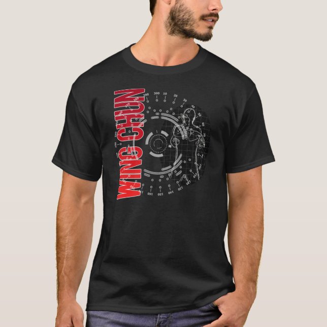 Camiseta Arte marcial científico de Chun del ala (Anverso)