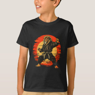 Camiseta Arte Marcial De Kickboxing León Taekwondo Mma Judo