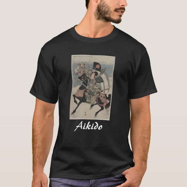 Camiseta Arte marcial japonés del Aikido (Anverso)