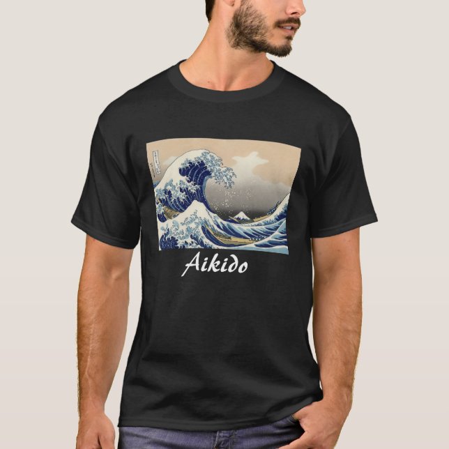 Camiseta Arte marcial japonés del Aikido (Anverso)