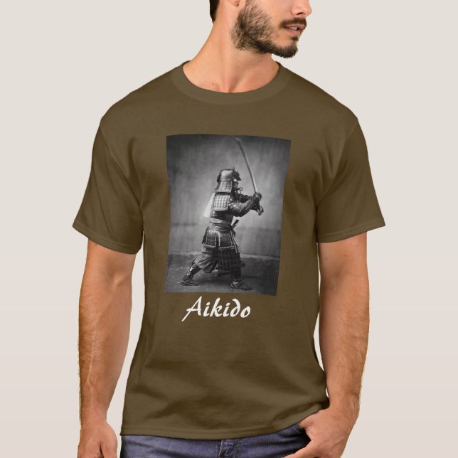 Camiseta Arte marcial japonés del Aikido (Anverso)