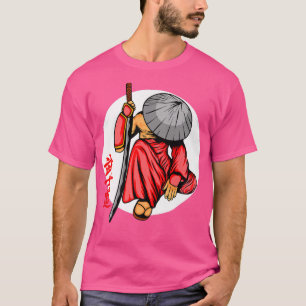 Camiseta Arte marcial japonés Samurai vintage Anime Manga