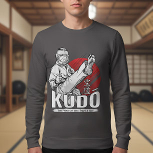 Camiseta Arte Marcial Kudo - Luchador y Diseño Kanji