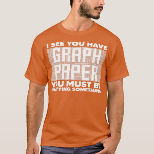 Camiseta Arte matemático divertido para hombres estudiante 