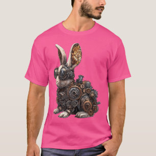 Camiseta Arte mecánico de engranajes de vapor de conejo vin