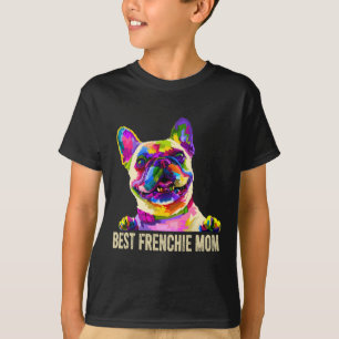 Camiseta Arte Mejor Frenchie Mamá Bulldog Francés Perro Mam