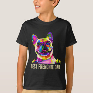 Camiseta Arte Mejor Papá Frenchie Bulldog Francés Papá Perr