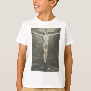 Camiseta Arte Minimalista Crucifixión Monomática