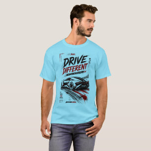 Camiseta Arte minimalista de súper autos futuristas para ro