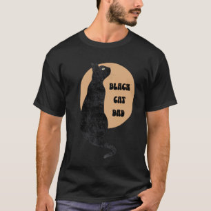 Camiseta Arte Mínimo Amante de Mascotas Gato Retro Padre Ne