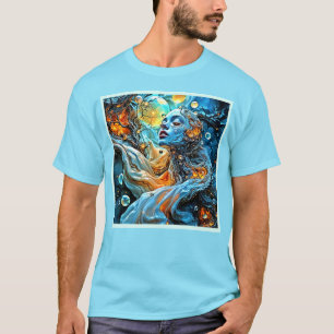 Camiseta Arte místico de serenidad etérea