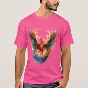 Camiseta Arte mítico de pájaro Firebird Rejuvenecimiento re