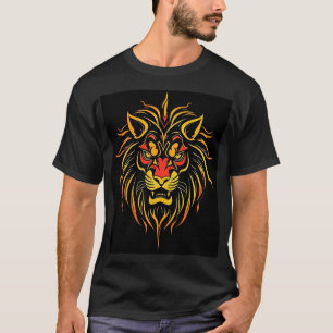 Camiseta Arte moderno de león