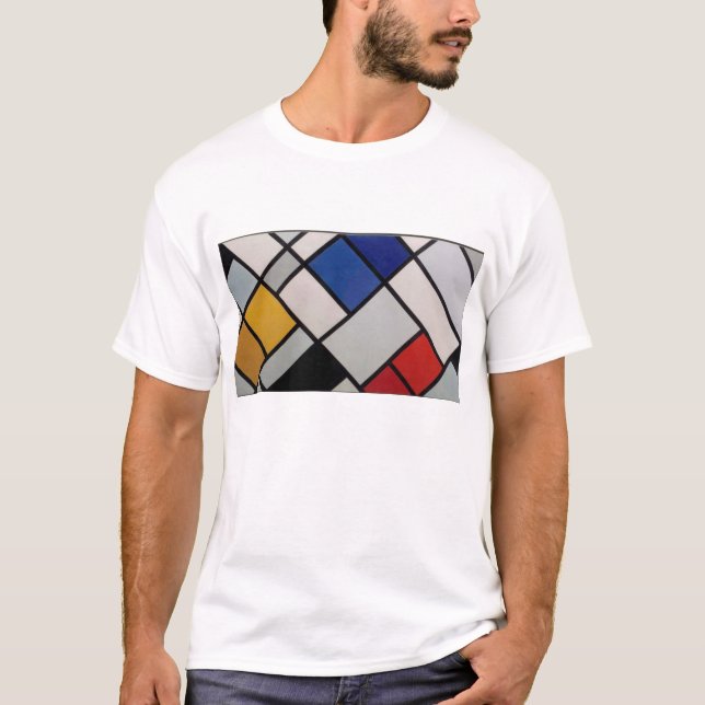 Camiseta Arte moderno de Piet Mondrian (Anverso)