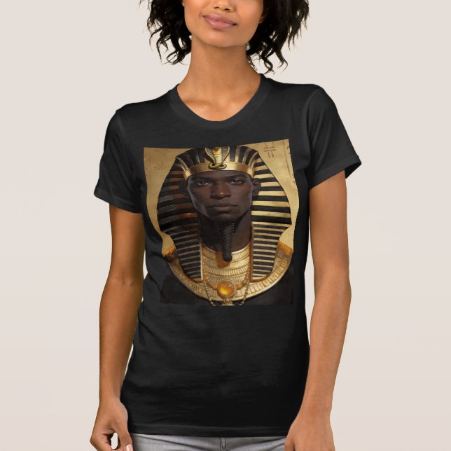 Camiseta Arte moderno del rey africano antiguo (Anverso)