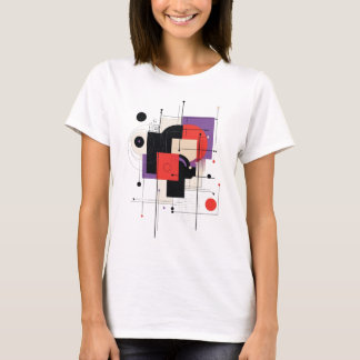 Camiseta Arte Moderno Resumen Formas Geométricas T-Shirt