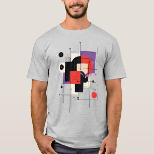 Camiseta Arte Moderno Resumen Formas Geométricas T-Shirt