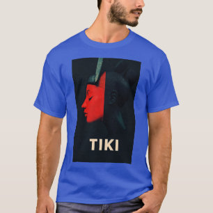 Camiseta Arte moderno tiki con audaz estética tribal TShirt