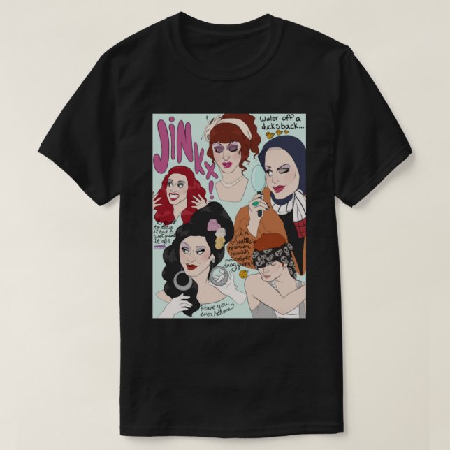 Camiseta Arte monzónico de Jinkx (Diseño del anverso)