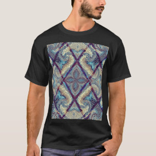 Camiseta Arte mosaico: Patrón de mosaico de Rhombus