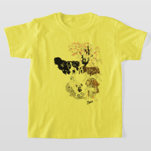 Camiseta arte mural : Es un mundo de perros, perros