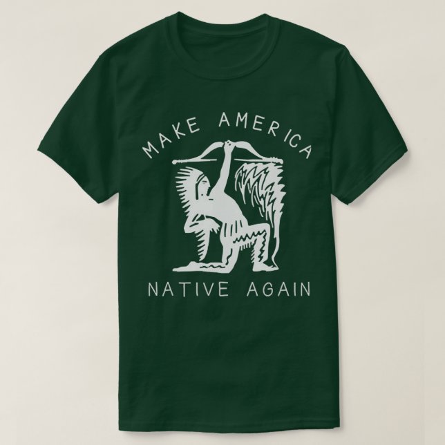 Camiseta Arte nativo americanoTShirt 1 (Diseño del anverso)