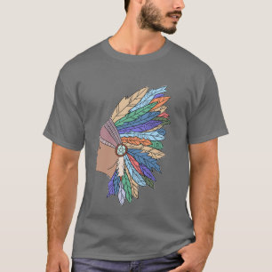 Camiseta Arte nativo simple de Estados Unidos