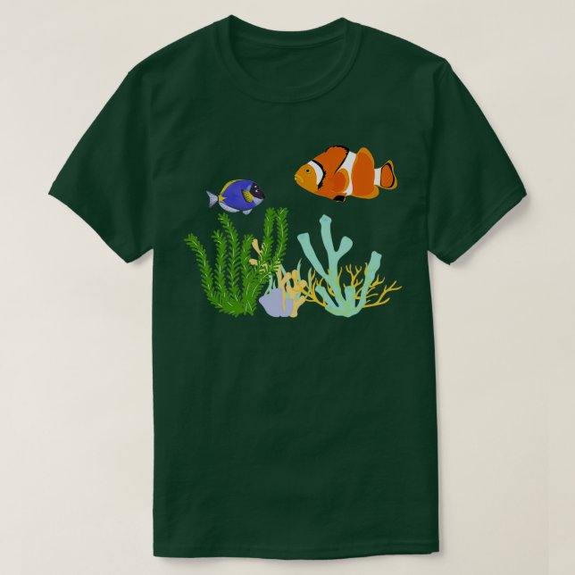Camiseta Arte natural del Reino de los Peces de Nemo (Diseño del anverso)