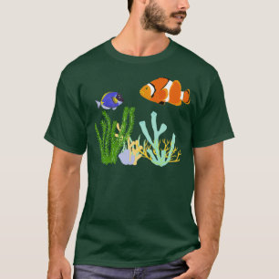 Camiseta Arte natural del Reino de los Peces de Nemo