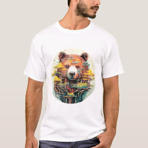 Camiseta Arte natural salvaje de depredador del mundo anima